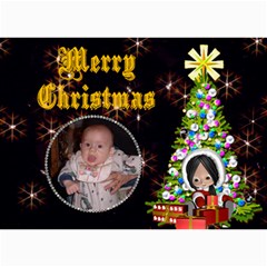 christmas child christmas card - 5  x 7  Photo Cards