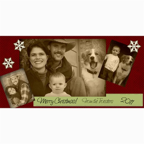 Christmas Card By Hilary Troester 8 x4  Photo Card - 2