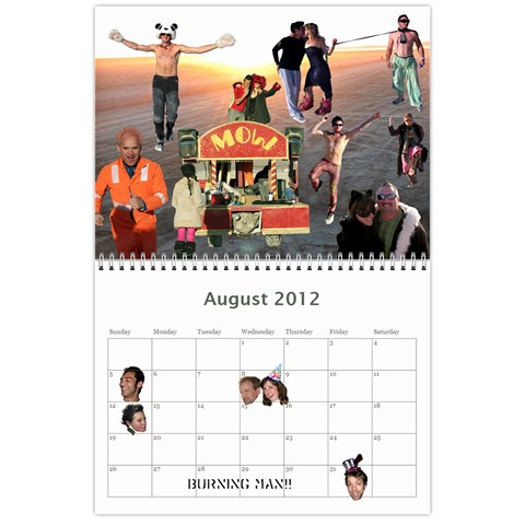 Bff Calendar 2012 By Casey Shultz Aug 2012