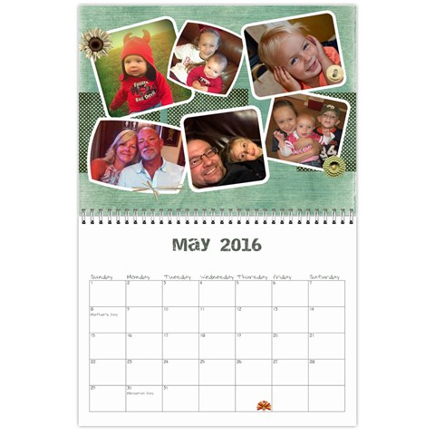 Edgcomb Calander By Amanda May 2016