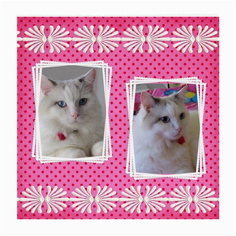 Pretty Pink Medium Glass Cloth (2 Sided) By Deborah Back