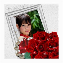 Red Roses Medium Glass Cloth (2 sided) - Medium Glasses Cloth (2 Sides) Red Roses Medium Glass Cloth (2 sided) - Medium Glasses Cloth (2 Sides)