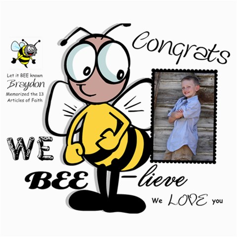 Congrats By Gay 10 x8  Print - 1