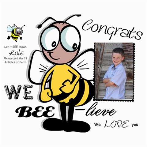 Congrats By Gay 10 x8  Print - 2