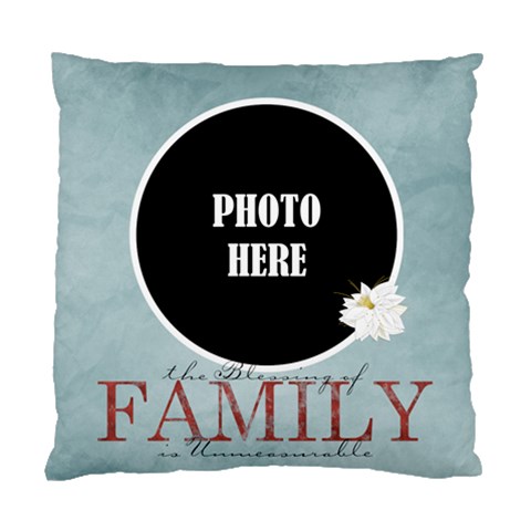 Crossing Winter 1 Sided Cushion Case By Lisa Minor Front