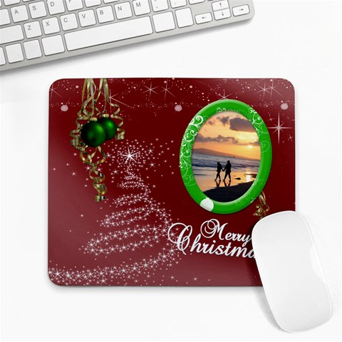 Christmas Collection Large Mousepad By Picklestar Scraps Front