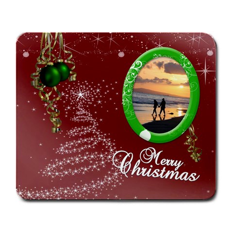 Christmas Collection Large Mousepad By Picklestar Scraps Front