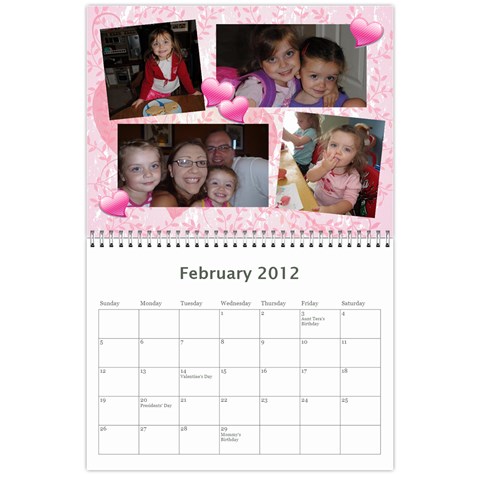 Calendar 2012 By Farron Jm Feb 2012