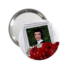 Roses Handbag Mirror - 2.25  Handbag Mirror