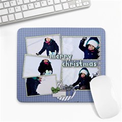 merry christmas 2 - large mousepaad - Large Mousepad