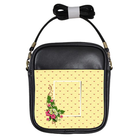 Girls Sling Bag: Love By Jennyl Front