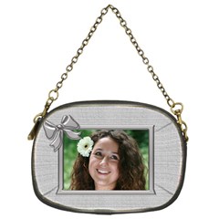 Silver Chain Purse - Chain Purse (One Side)