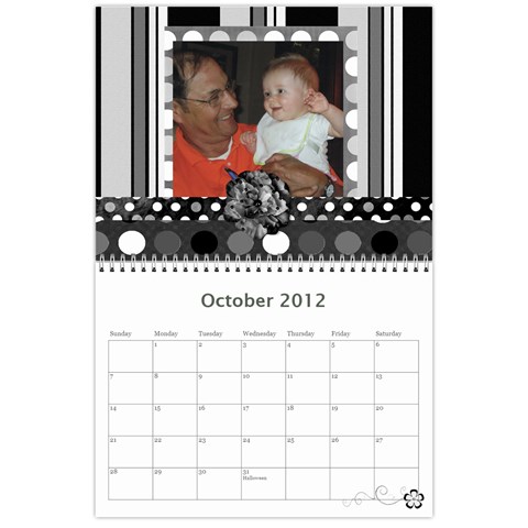 Calendar 1 By Sandra Oldham Oct 2012