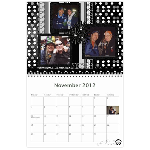 Calendar 1 By Sandra Oldham Nov 2012