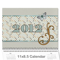 Calendar Yasen 2012 BG - Wall Calendar 11  x 8.5  (12-Months)