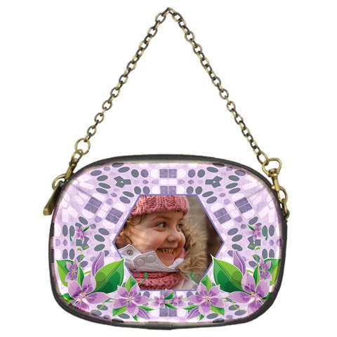 Violet Delight Chain Purse By Deborah Front
