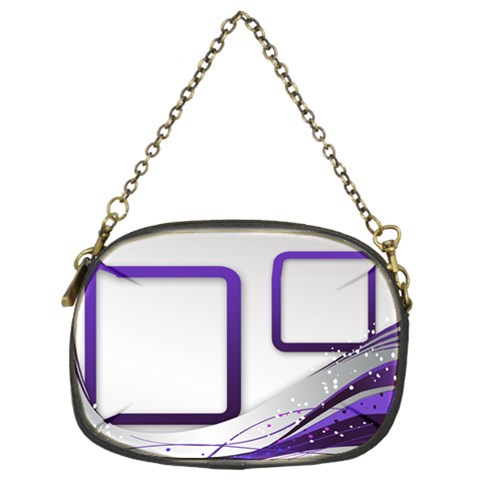 Purple And Silver Party Purse (2 Sided) By Deborah Back
