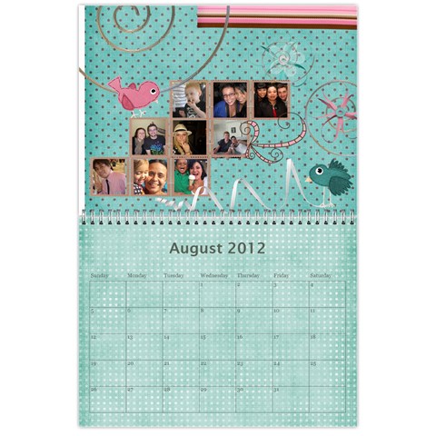 2013 Calendar By Jem Aug 2012