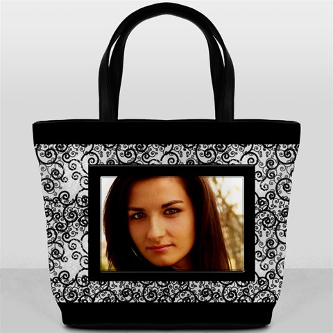 Black And White Bucket Bag By Deborah Back