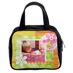 flower - Classic Handbag (Two Sides) flower - Classic Handbag (Two Sides)