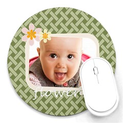 flower  - Round Mousepad