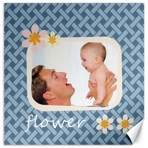 Flower  By Joely 19 x19.27  Canvas - 1