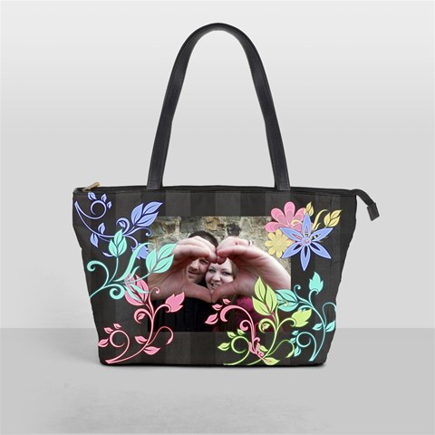 Colorful Flower Shoulder Bag By Digitalkeepsakes Front