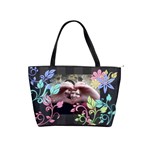 Colorful Flower Shoulder Bag - Classic Shoulder Handbag