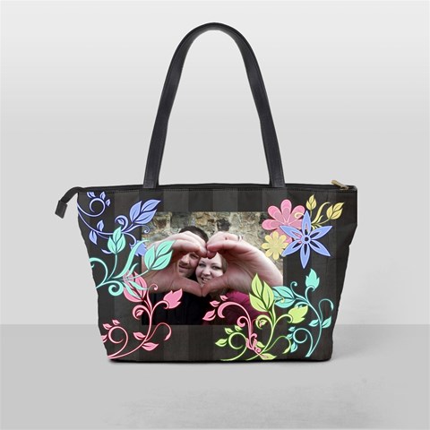 Colorful Flower Shoulder Bag By Digitalkeepsakes Back