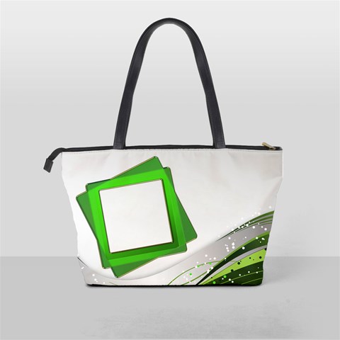 Named Green And Silver Shoulder Bag By Deborah Back