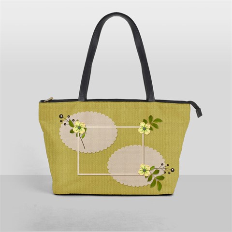 Shoulder Handbag: Flower Power2 By Jennyl Front