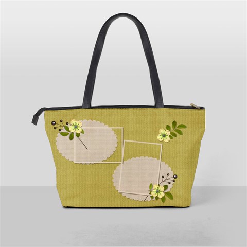 Shoulder Handbag: Flower Power2 By Jennyl Back