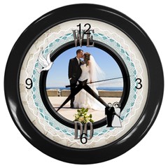 We Do Black Clock - Wall Clock (Black)