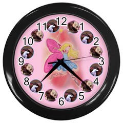 Fairy Clock - Wall Clock (Black)