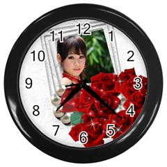 Sweetheart Clock - Wall Clock (Black)