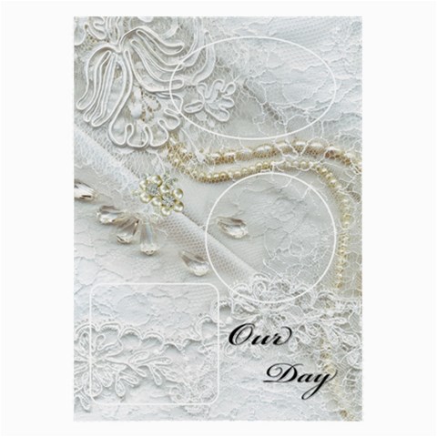 Our Wedding Large Glass Cloth (2 Sided) By Deborah Back
