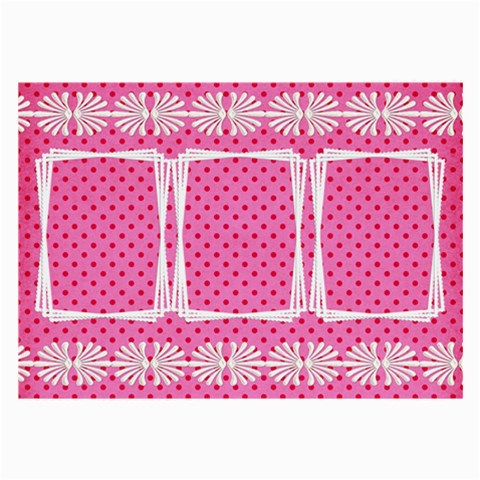 Pretty Pink Large Glass Cloth (2 Sided) By Deborah Back