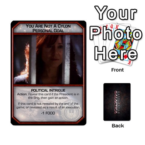Queen Bsg Final Modified Loyalty Deck By Jv Front - HeartQ