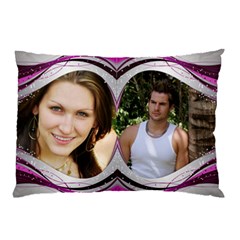 Pink Wave Pillow Case
