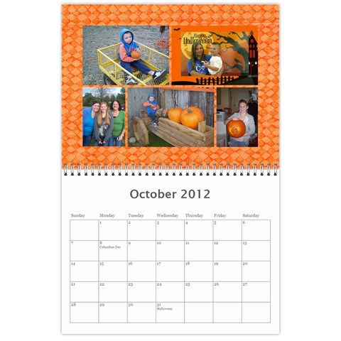 Calendar 2011 By Bekah Donohue Oct 2012