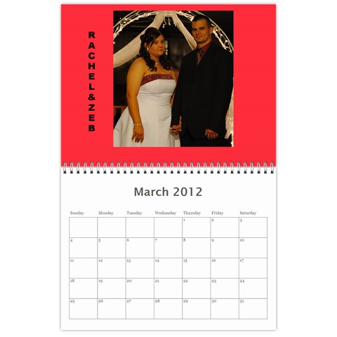Calendar 2011 By Bekah Donohue Mar 2012
