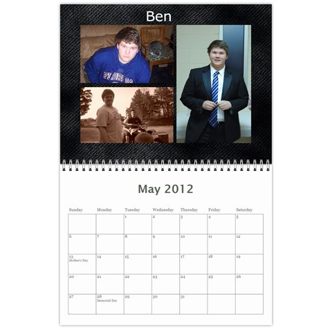 Calendar 2011 By Bekah Donohue May 2012