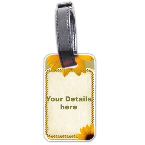 Sunflower Luggage Tag (2 Sided) By Deborah Back