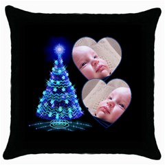 O Christmas Tree Thow Pillow - Throw Pillow Case (Black)