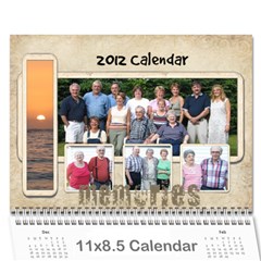 dads calender - Wall Calendar 11  x 8.5  (12-Months)