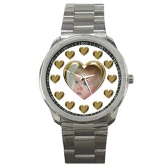 Heart Sports Watch - Sport Metal Watch