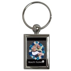 beauty flower  - Key Chain (Rectangle)