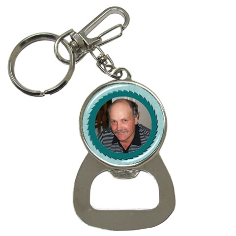 Saw Blade Bottle Opener Key Chain By Deborah Front