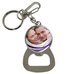 Purple Wave Bottle Opener Key chain