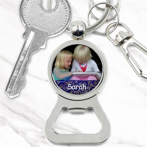 Named Bottle Opener Key Chain By Deborah Front